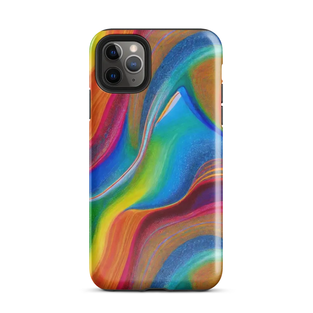 Aurora Fold on Tough Case for iPhone® — Front