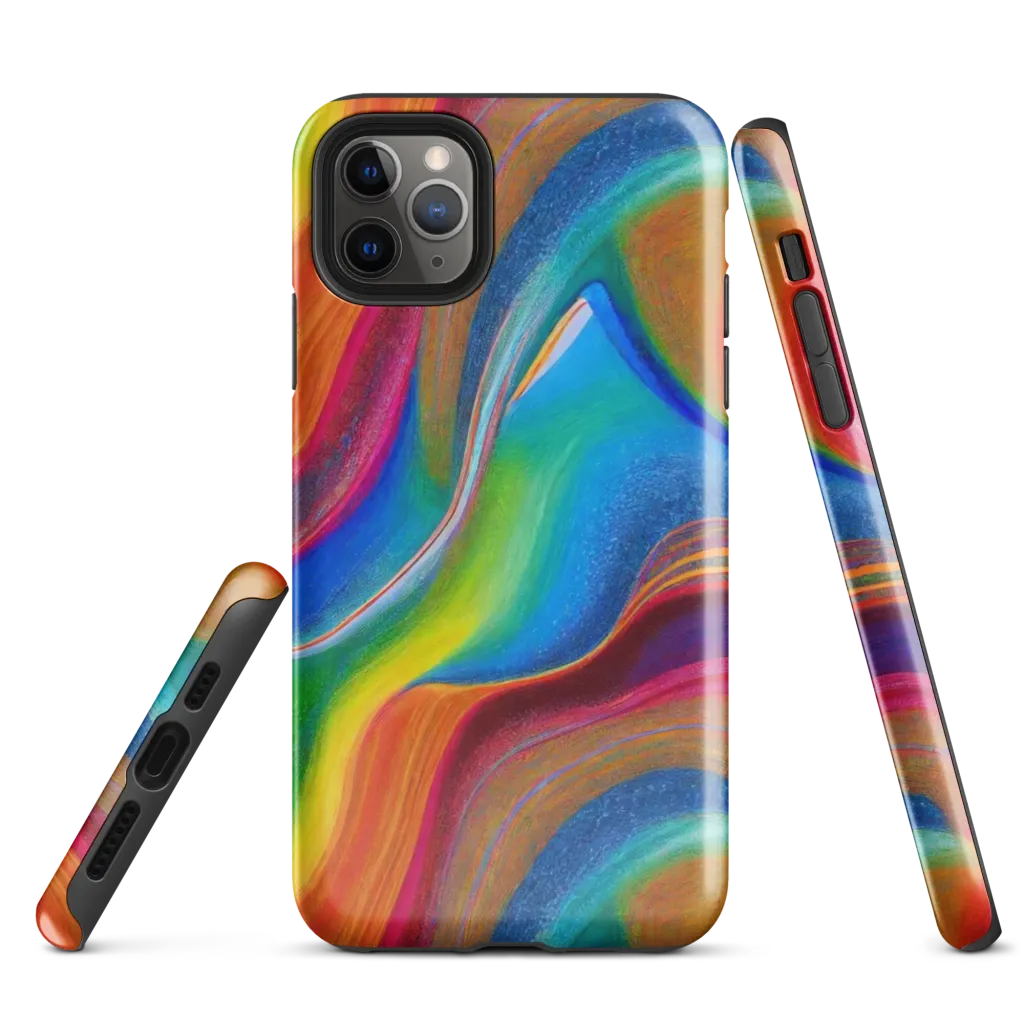 Aurora Fold on Tough Case for iPhone® — Front