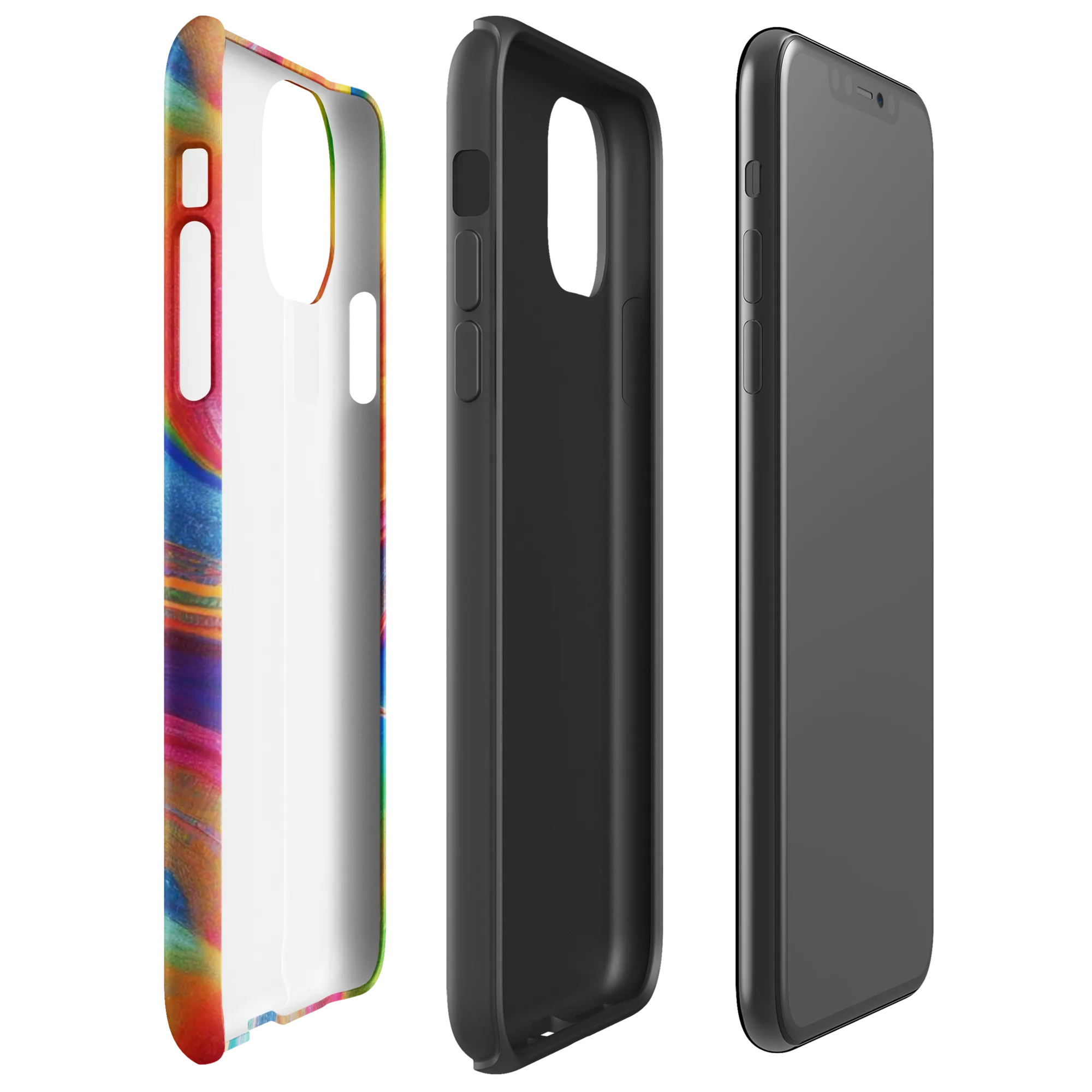 Aurora Fold on Tough Case for iPhone® — Right