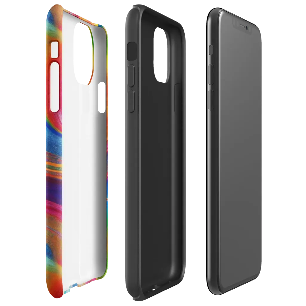 Aurora Fold on Tough Case for iPhone® — Right