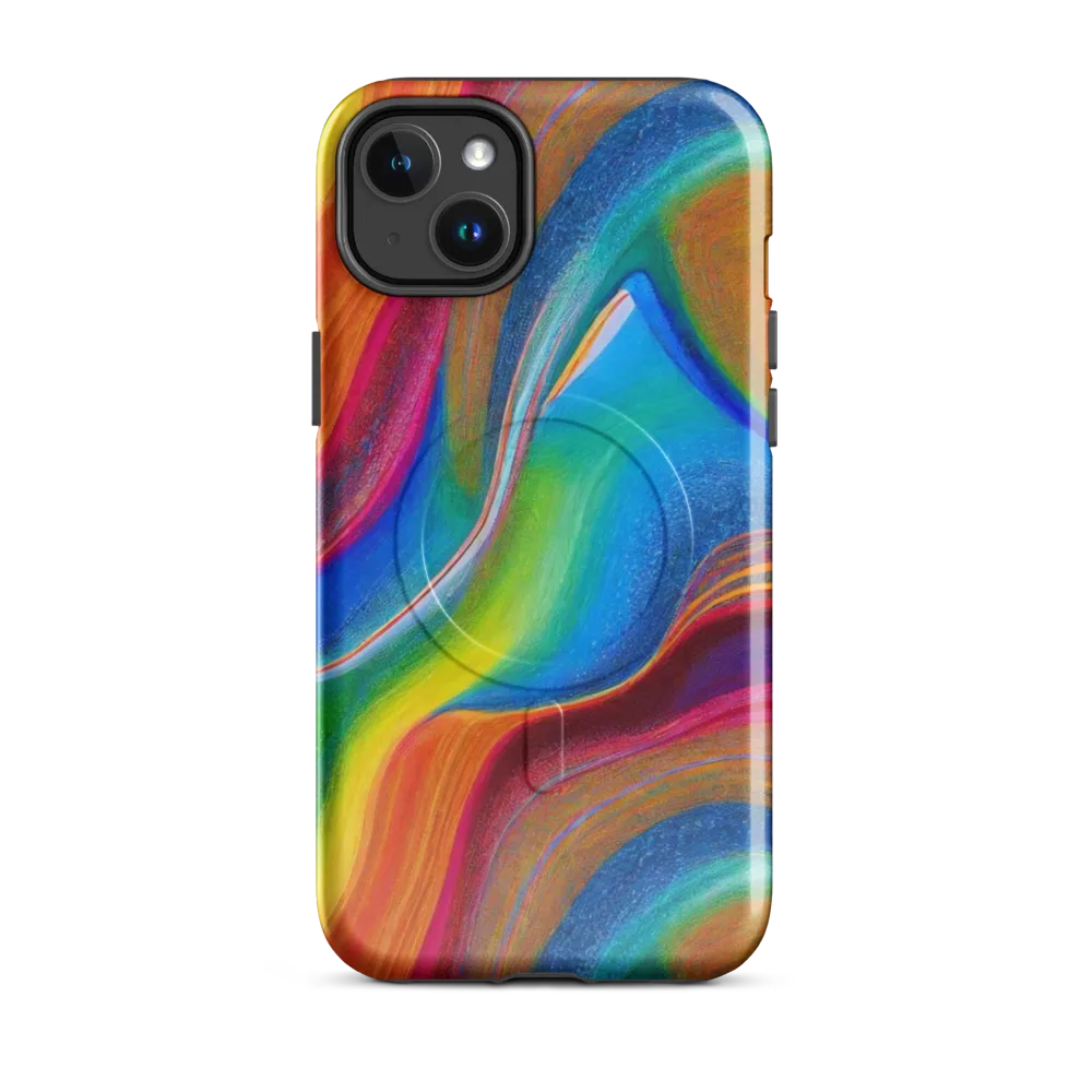 Aurora Fold on MagSafe Tough Case for iPhone® — Front