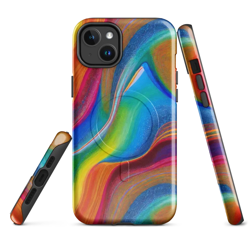 Aurora Fold on MagSafe Tough Case for iPhone® — Front