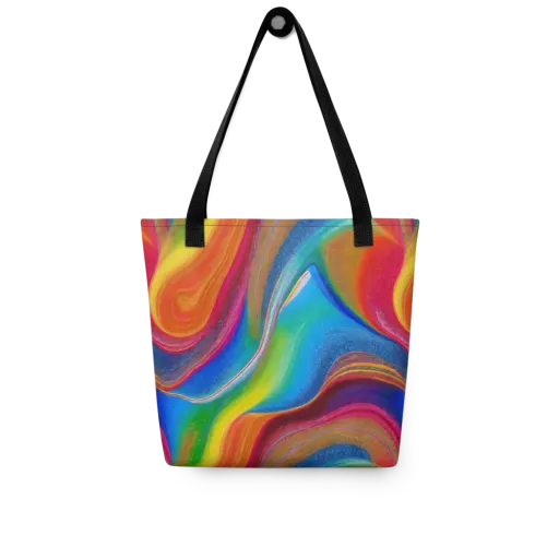 Aurora Fold on a Tote Bag