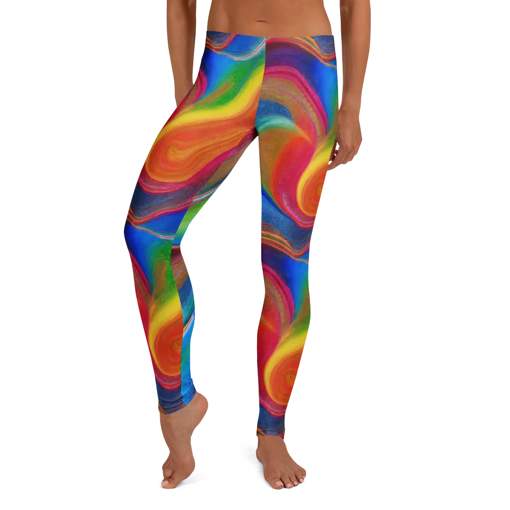 Aurora Fold on Leggings — Front