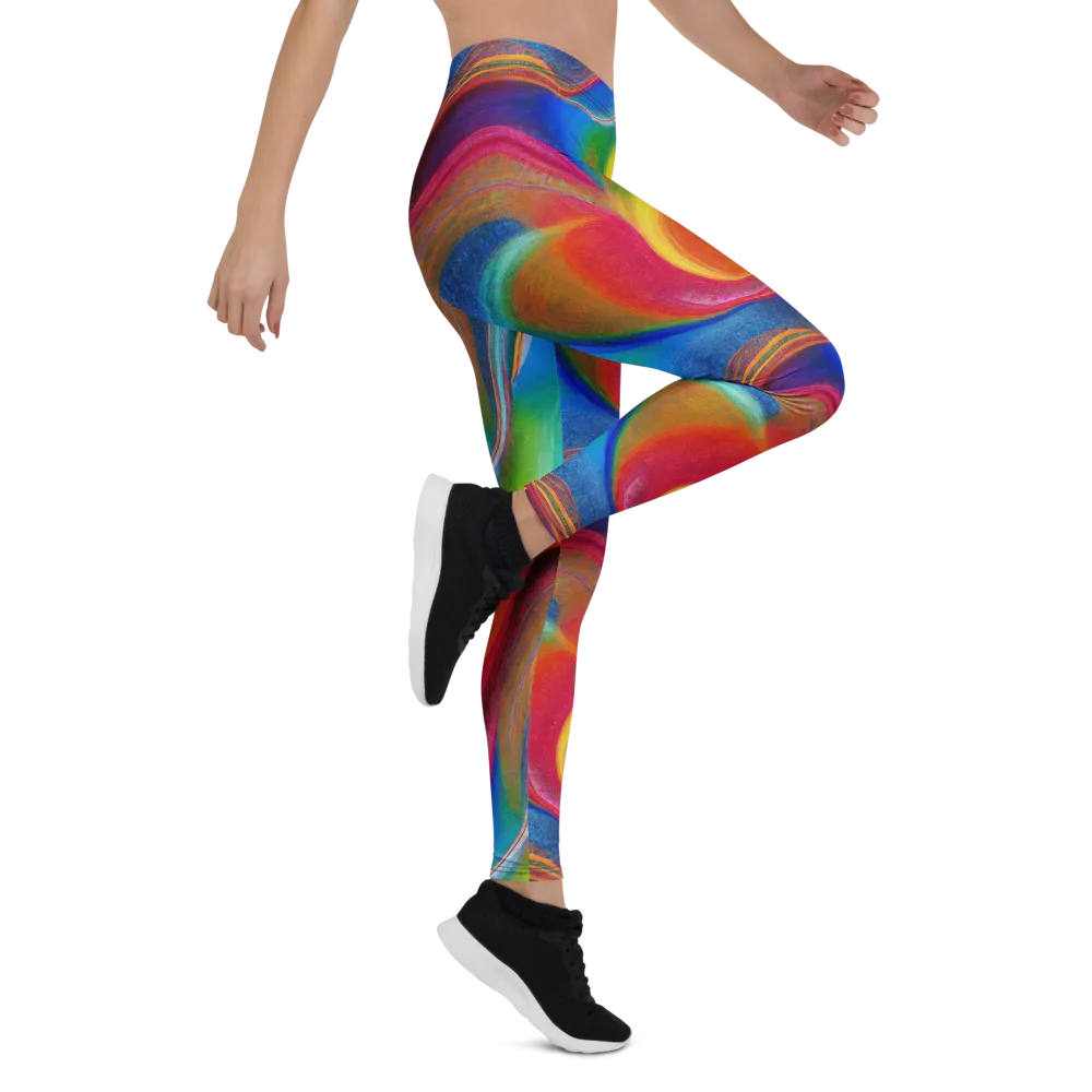 Aurora Fold on Leggings — Right