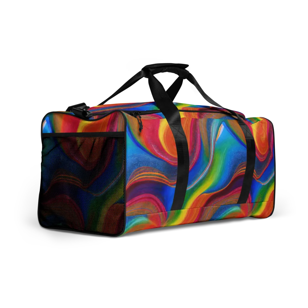 Aurora Fold on Duffle Bag — Right Front