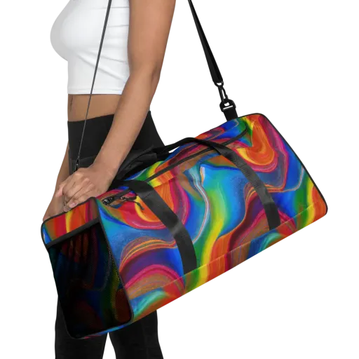 Aurora Fold on a Duffle Bag