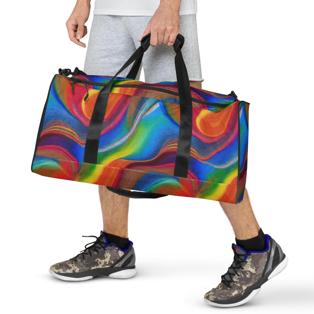 Aurora Fold on Duffle Bag — Front