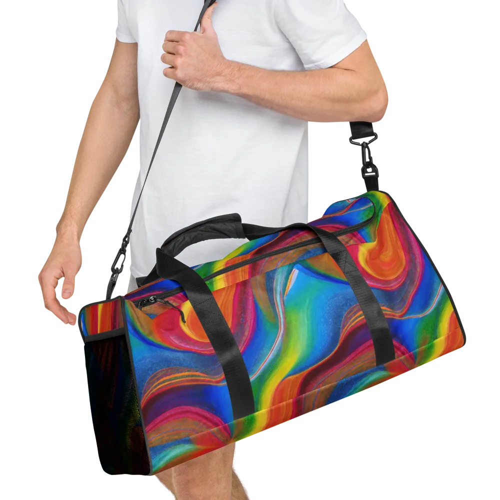 Aurora Fold on Duffle Bag — Right Front