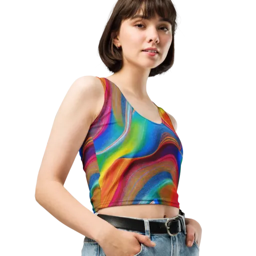 Aurora Fold on a Crop Top