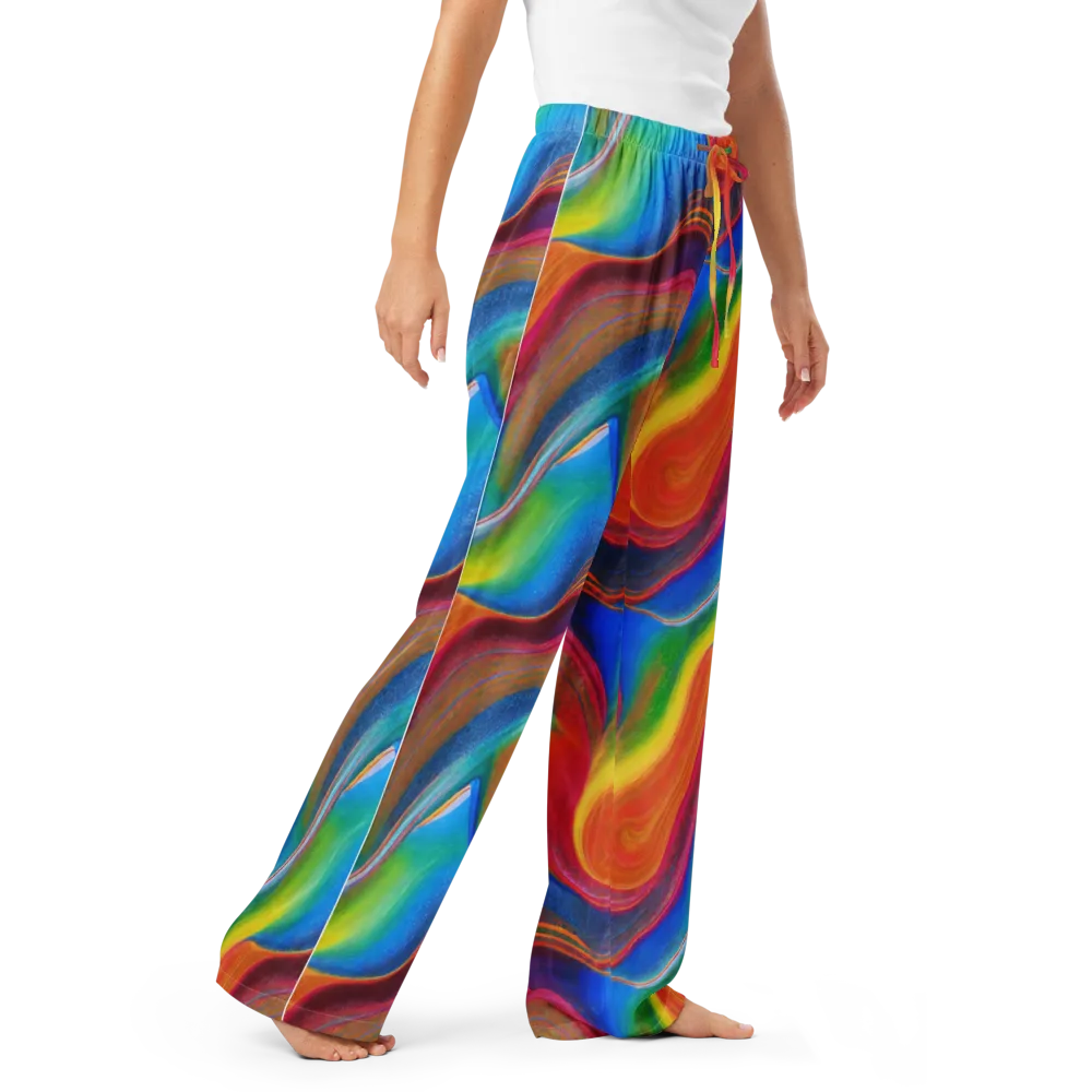 Aurora Fold on Women's Pajama Pants — Right Front