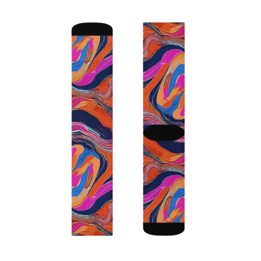 Coral Static on a Socks