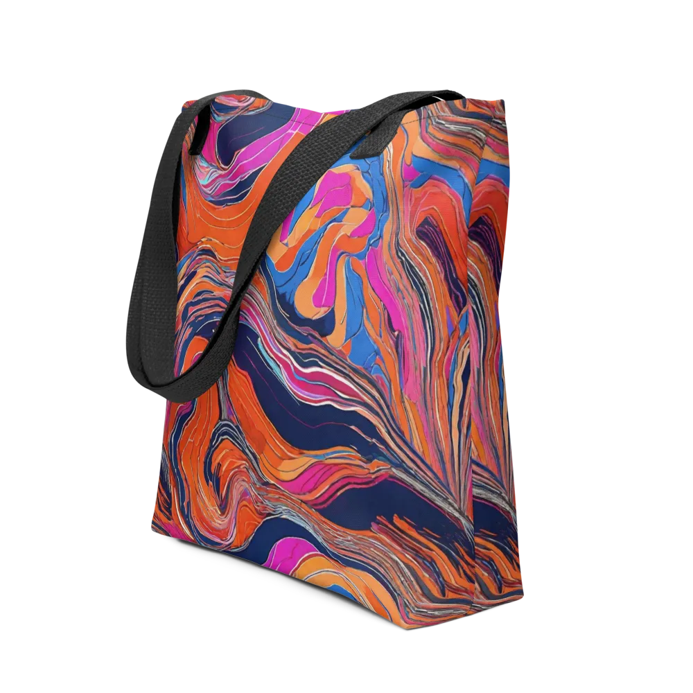 Coral Static on Tote Bag — Front
