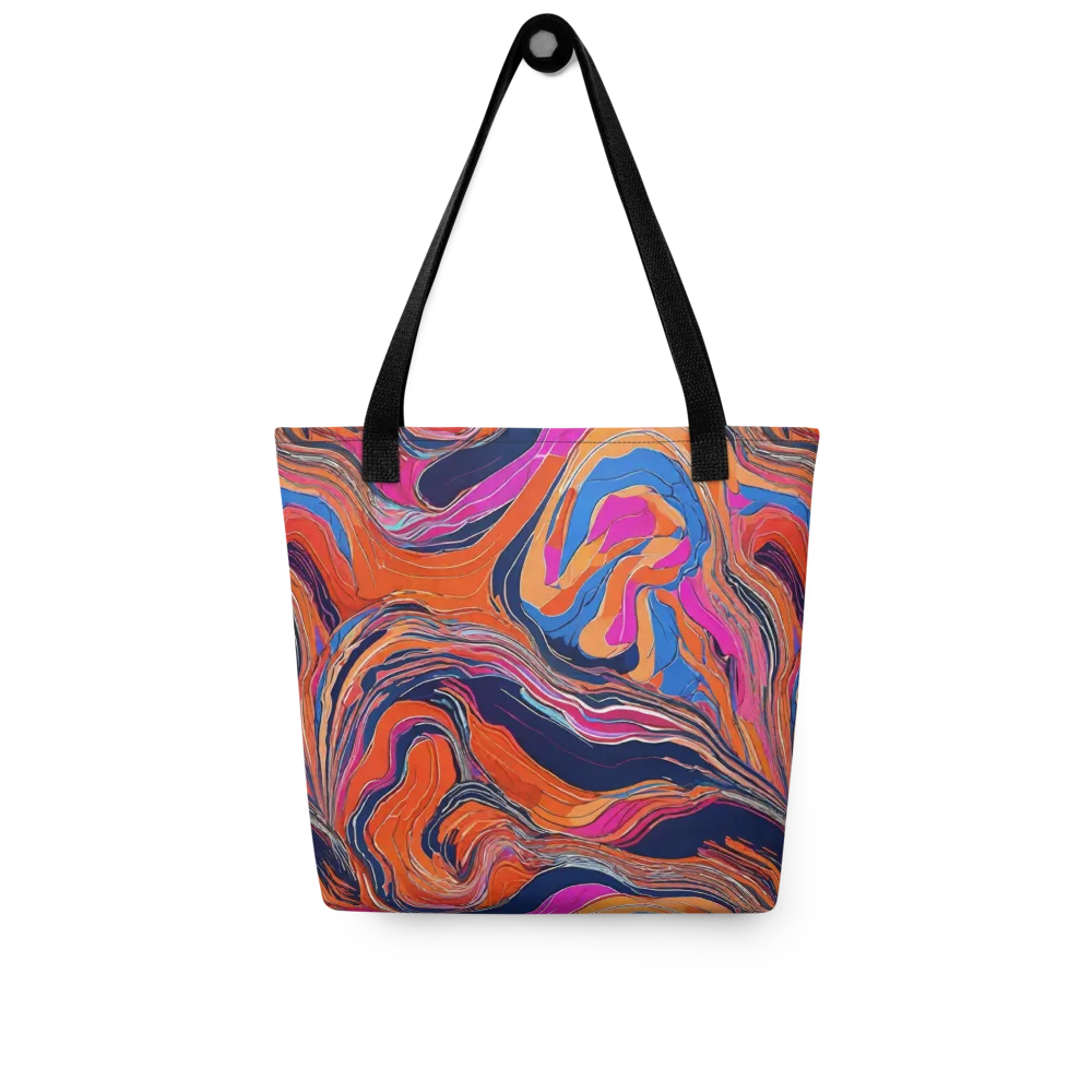 Coral Static on Tote Bag — Front