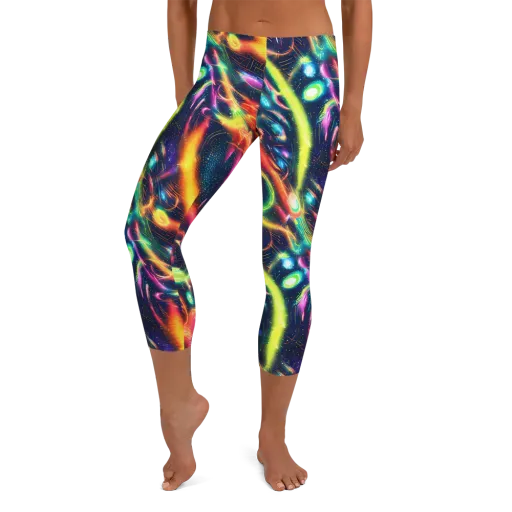 Plasma Playground on a Capri Leggings