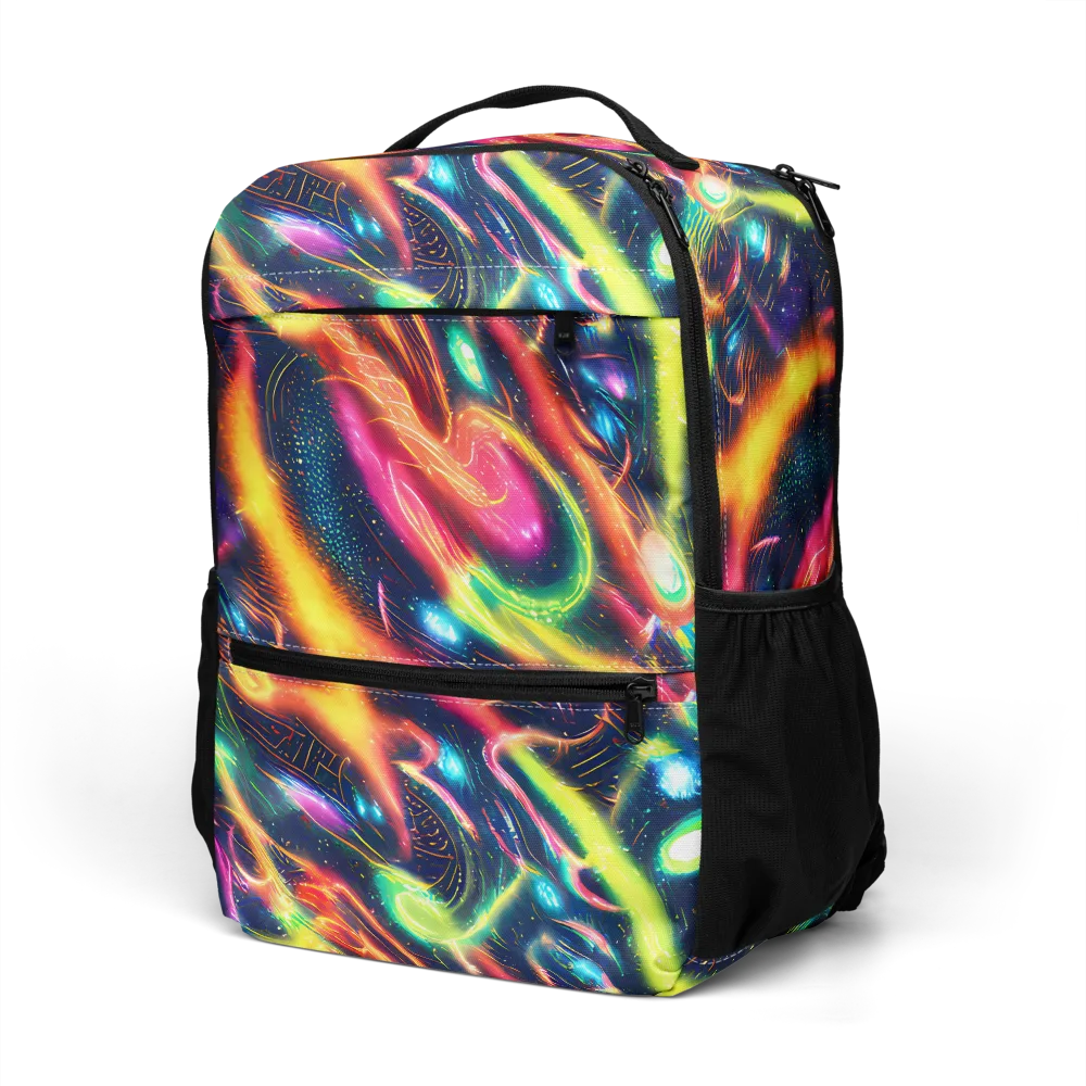 Plasma Playground on Utility Backpack — Left Front