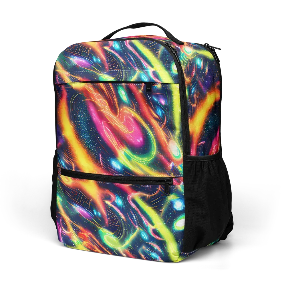 Plasma Playground on Utility Backpack — Left Front