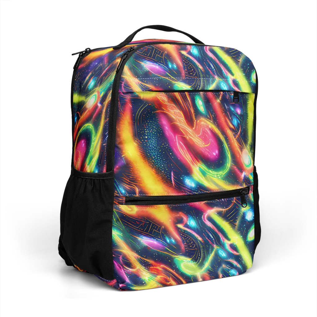 Plasma Playground on Utility Backpack — Right Front