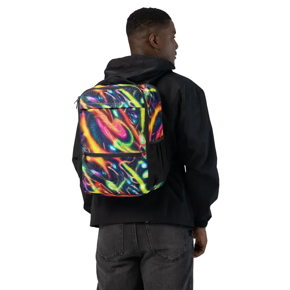 Plasma Playground on Utility Backpack — Back