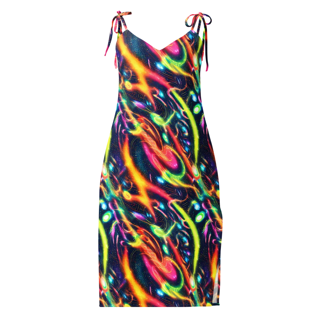 Plasma Playground on Slip Dress — Front
