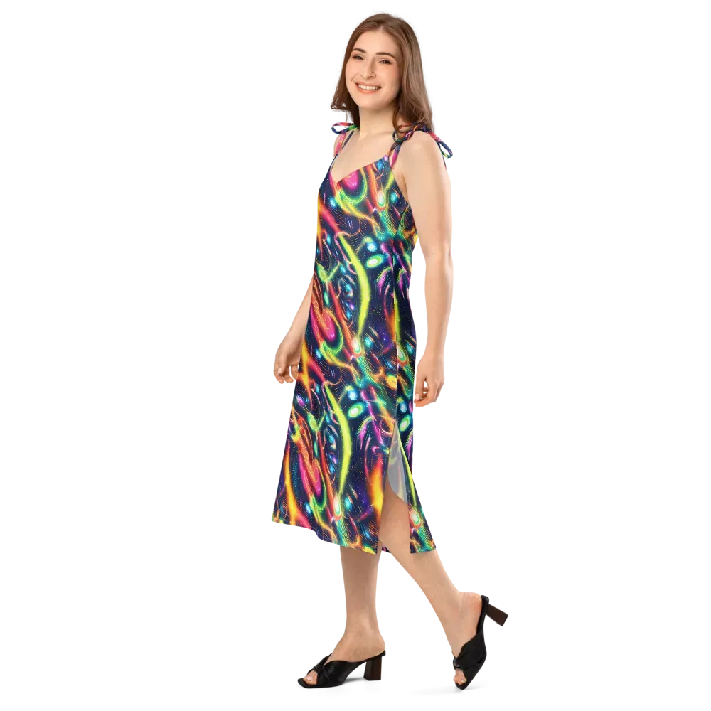 Plasma Playground on Slip Dress — Left Front