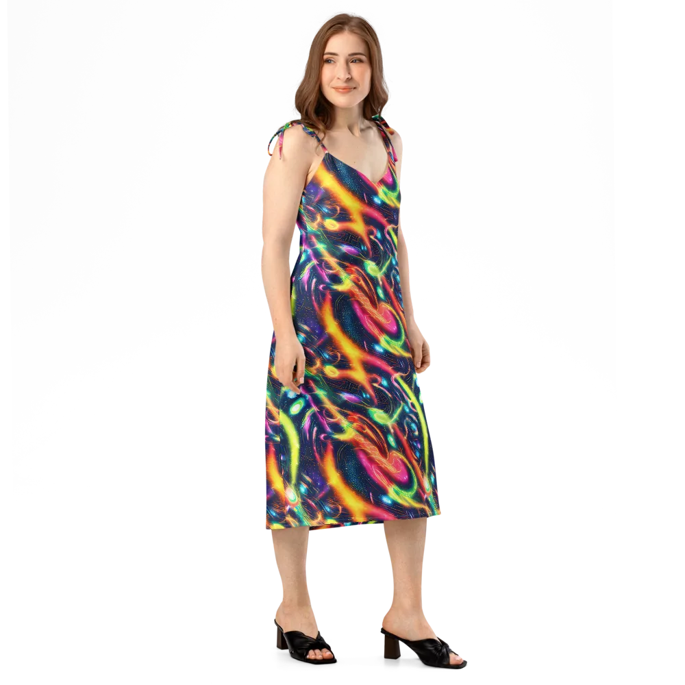 Plasma Playground on Slip Dress — Right Front