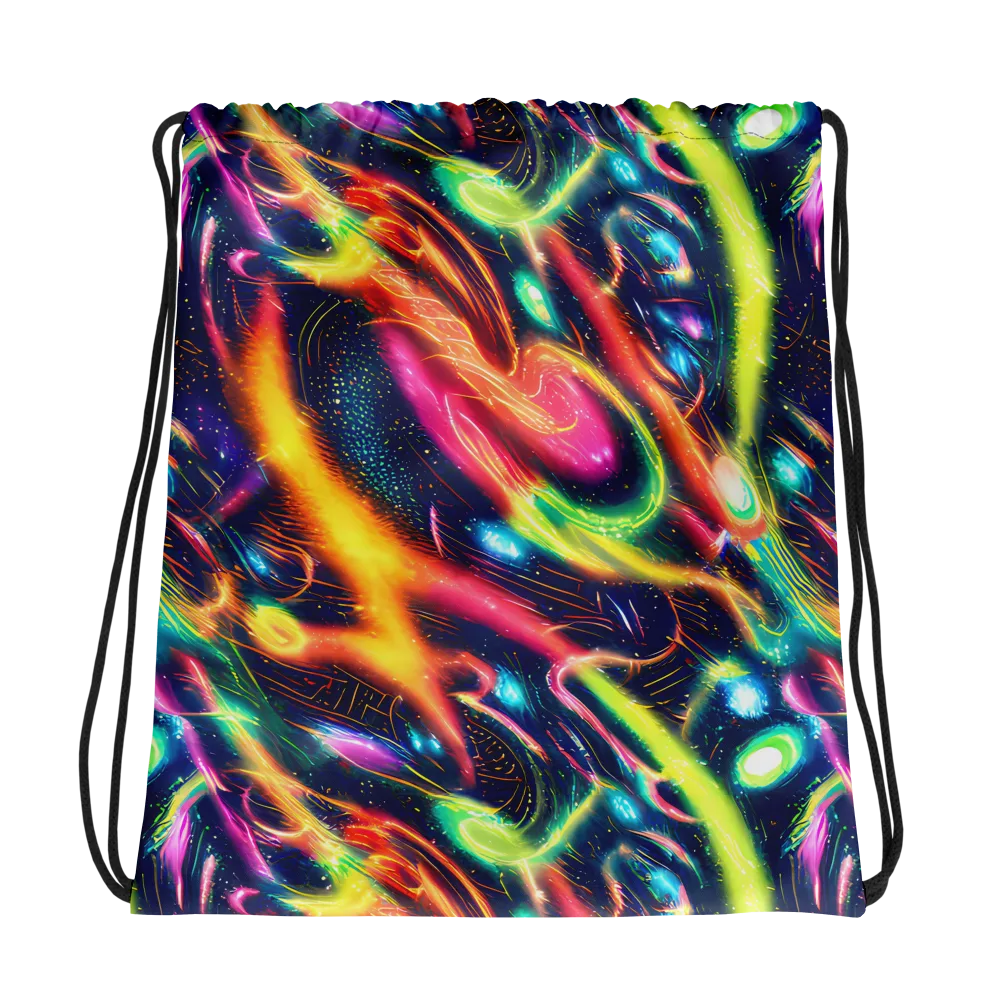 Plasma Playground on Drawstring Bag — Photo