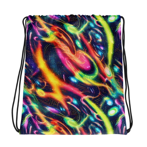 Plasma Playground on a Drawstring Bag