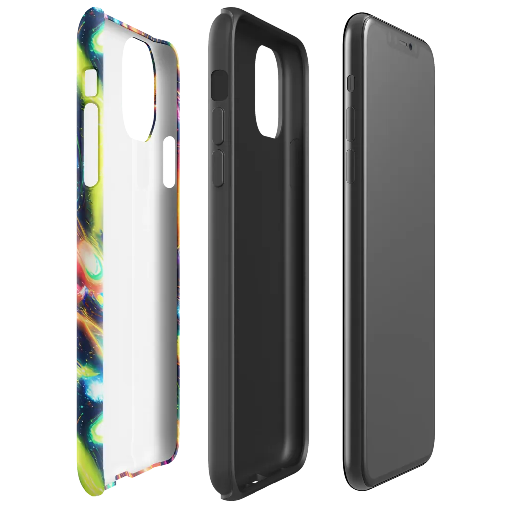 Plasma Playground on Tough Case for iPhone® — Right