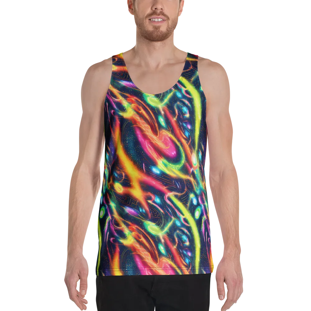 Plasma Playground on Men's Tank Top — Front