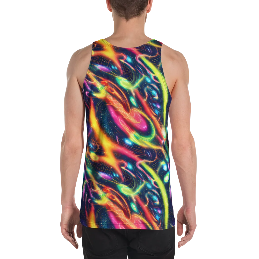 Plasma Playground on Men's Tank Top — Back