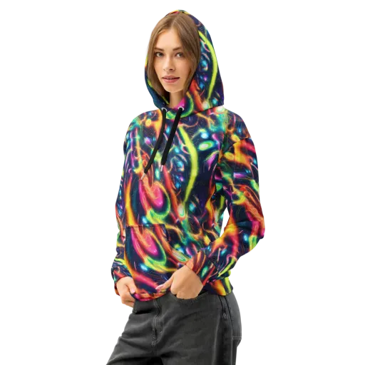 Plasma Playground on a Cotton Hoodie