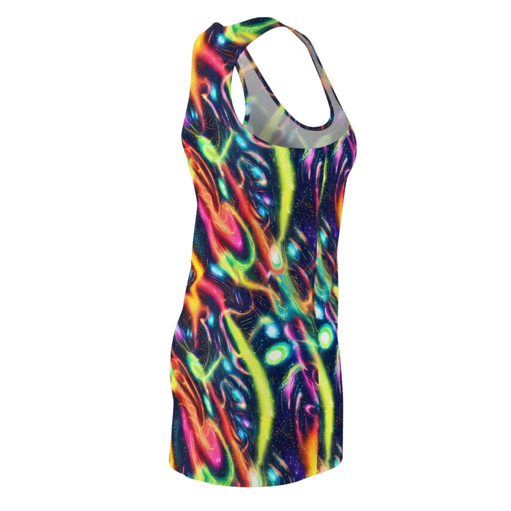 Plasma Playground on Racerback Dress — Back Side