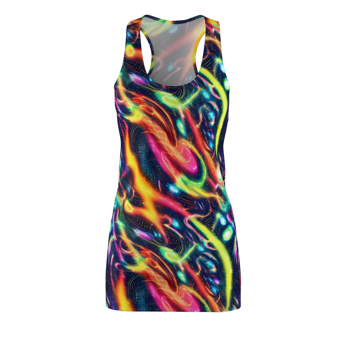 Plasma Playground on Racerback Dress — Front