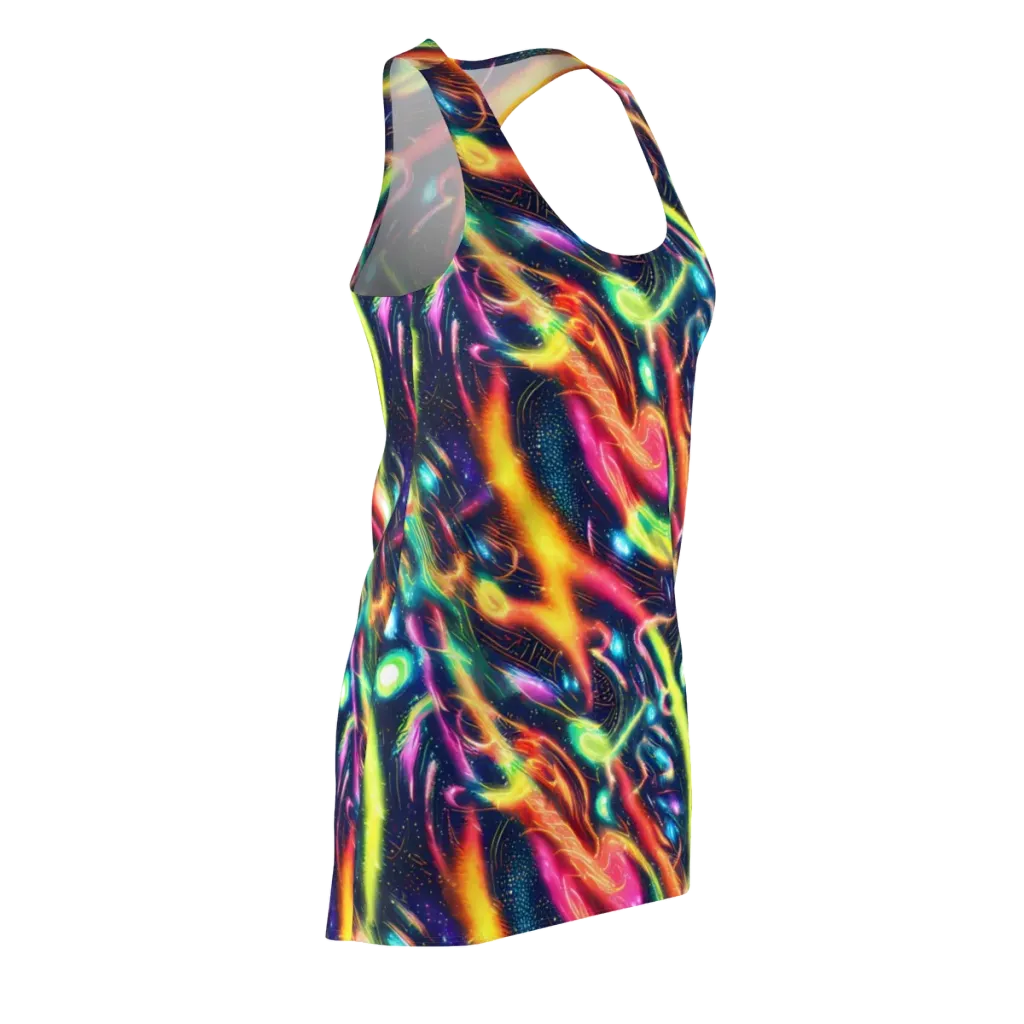 Plasma Playground on Racerback Dress — Front Side