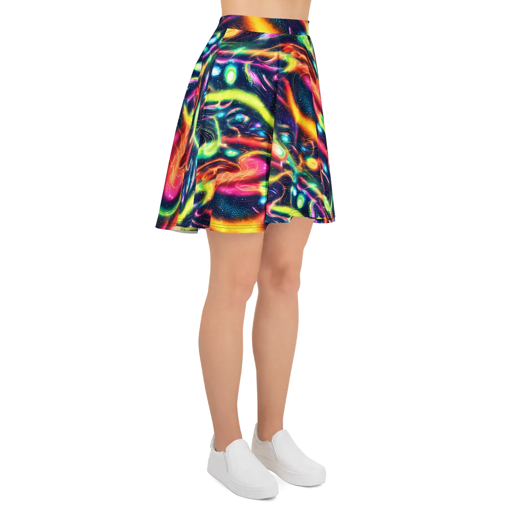 Plasma Playground on Skater Skirt — Right