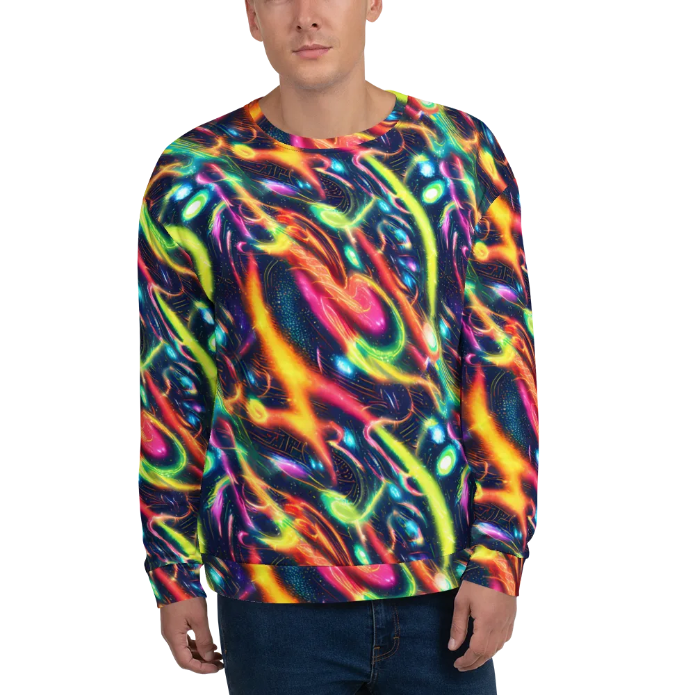 Plasma Playground on Sweatshirt — Front