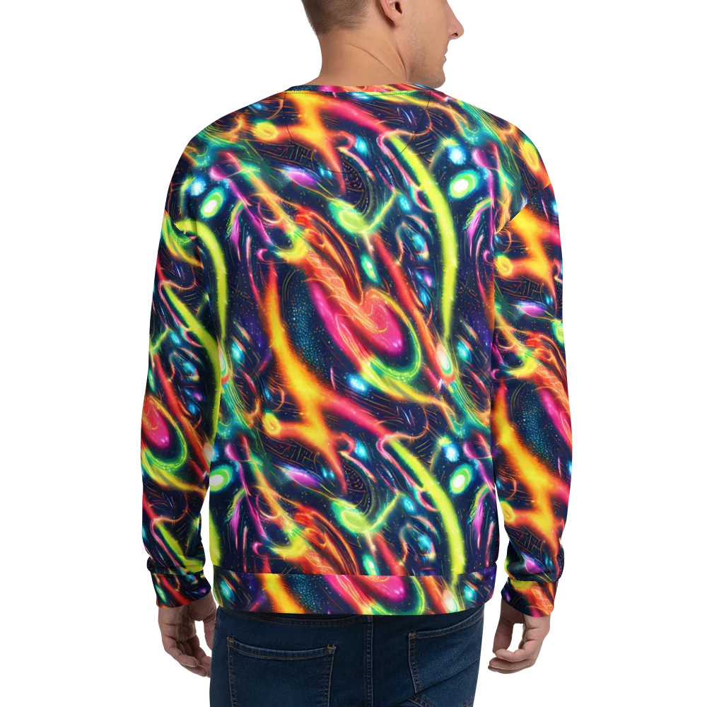 Plasma Playground on Sweatshirt — Back