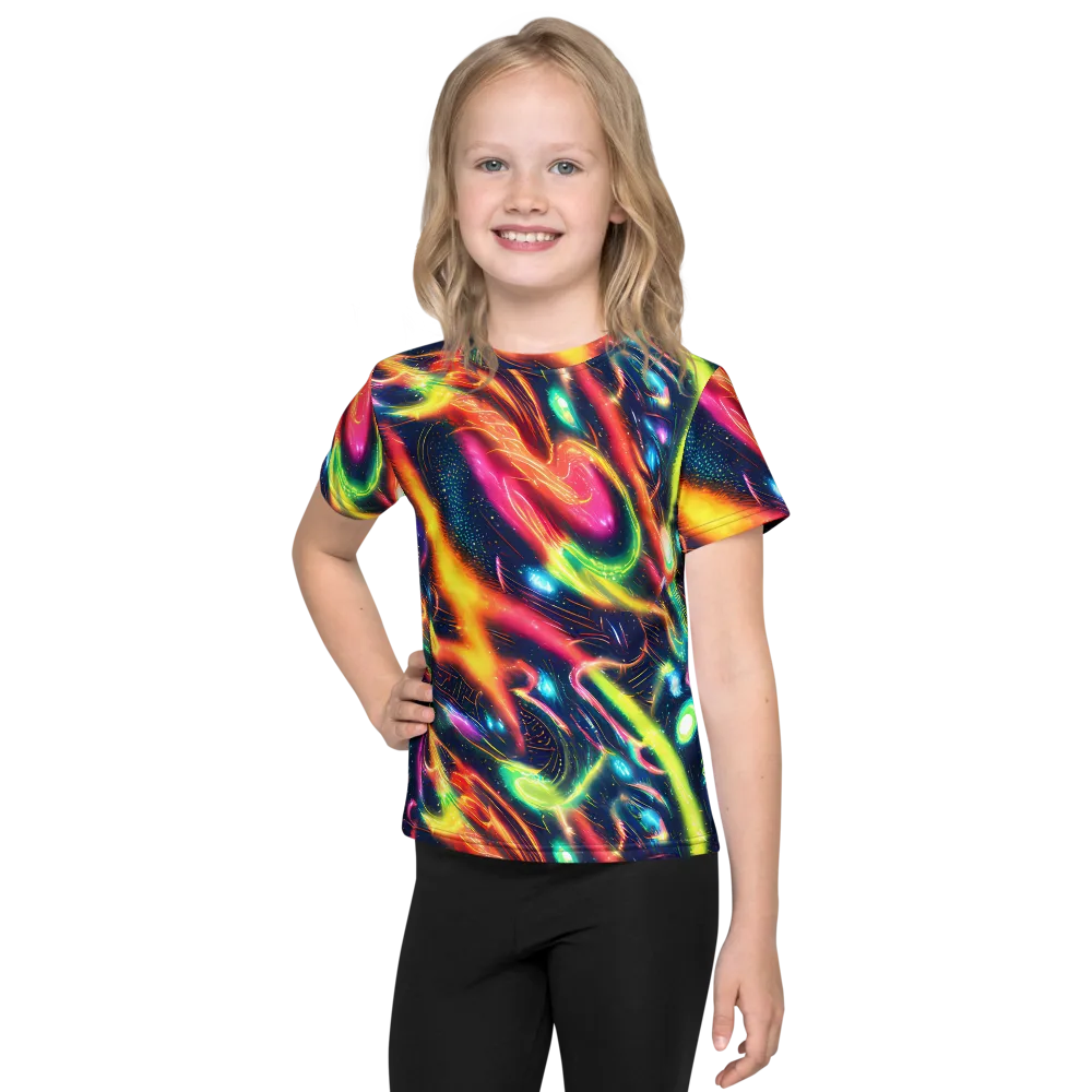 Plasma Playground on Kids Crew Neck T-Shirt — Front