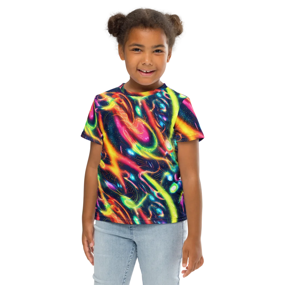 Plasma Playground on Kids Crew Neck T-Shirt — Front