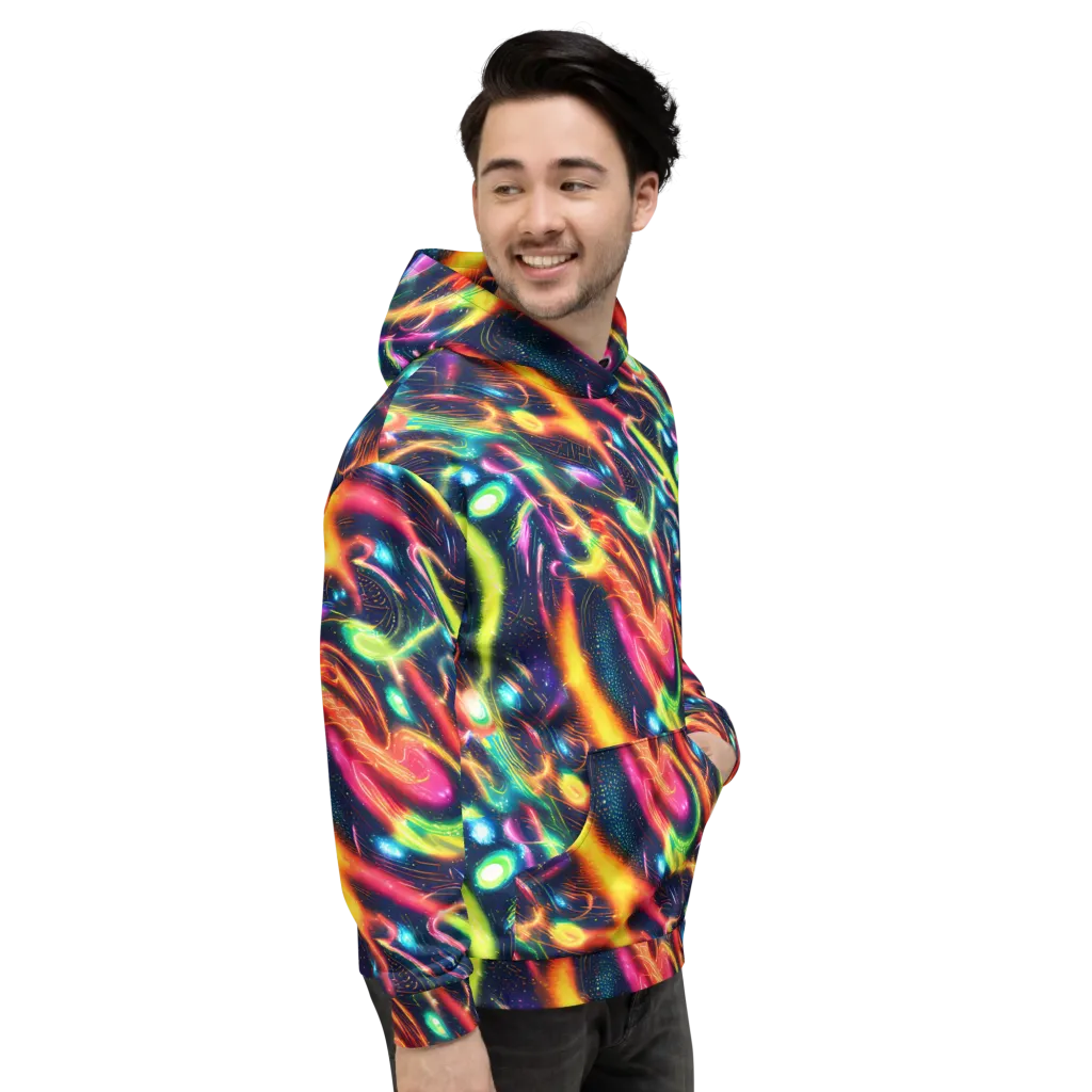 Plasma Playground on Hoodie — Right