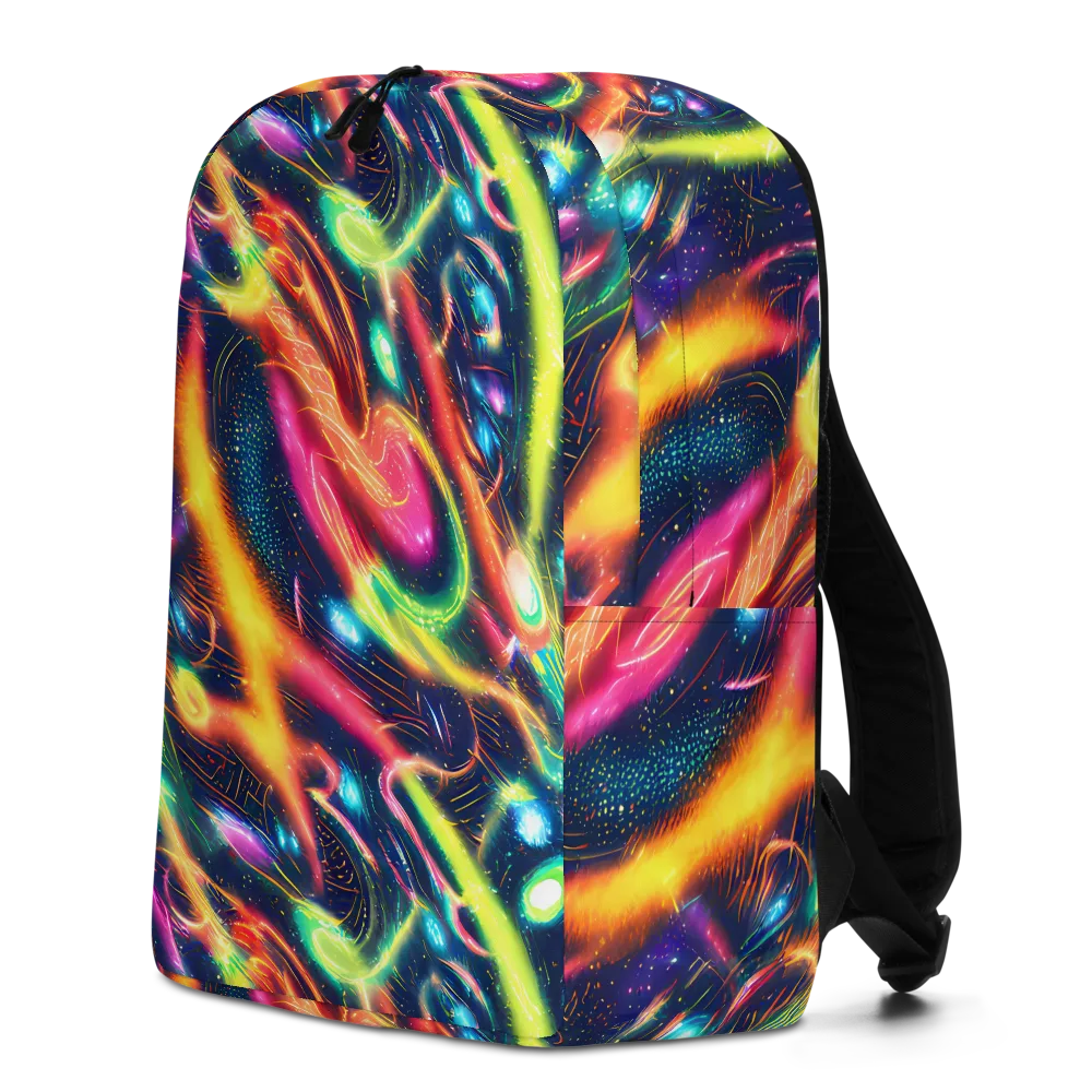 Plasma Playground on Minimalist Backpack — Left