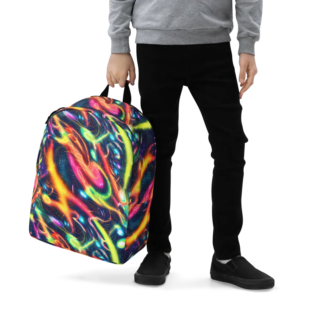 Plasma Playground on Minimalist Backpack — Zoomed-in