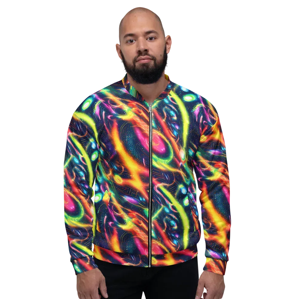 Plasma Playground on Bomber Jacket — Front