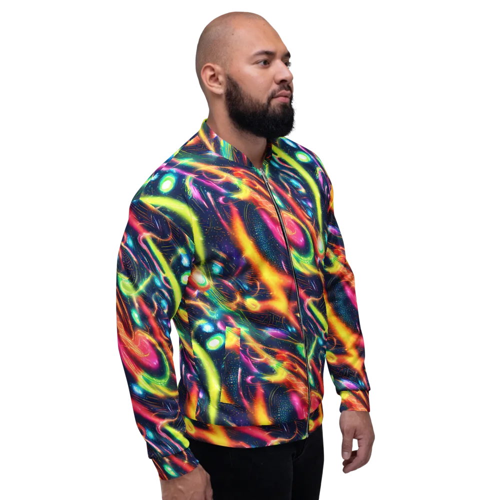 Plasma Playground on Bomber Jacket — Right