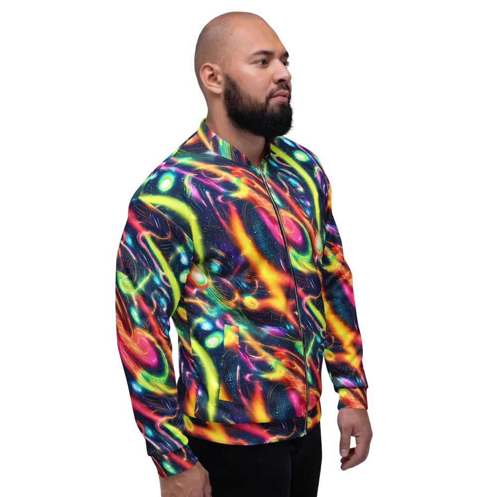 Plasma Playground on Bomber Jacket — Right