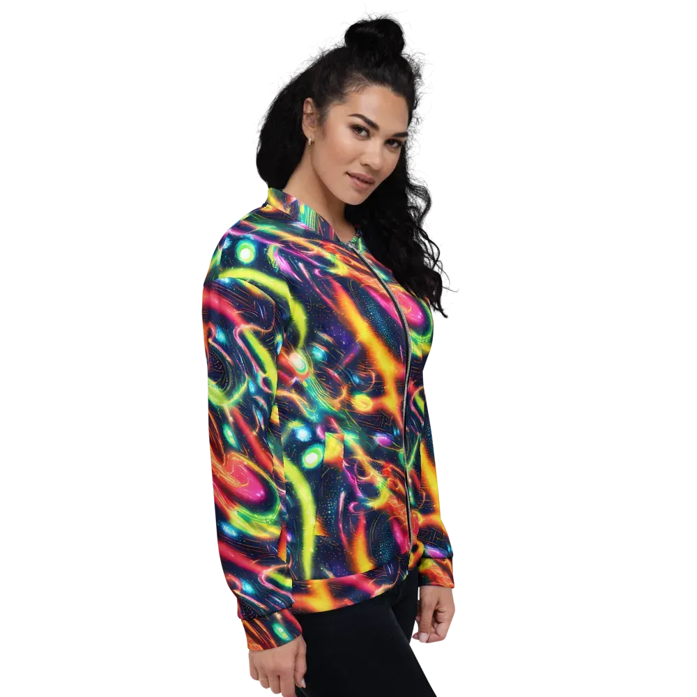 Plasma Playground on Bomber Jacket — Right