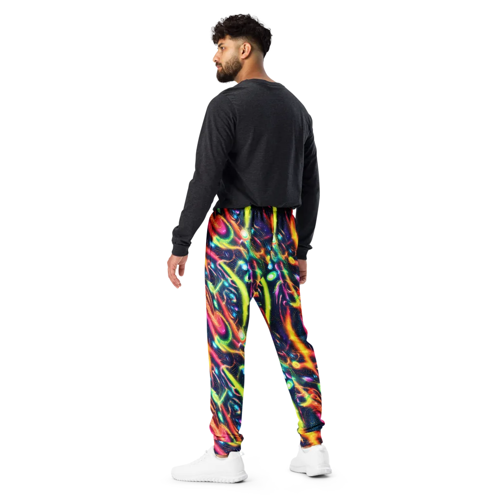 Plasma Playground on Men's Joggers — Back