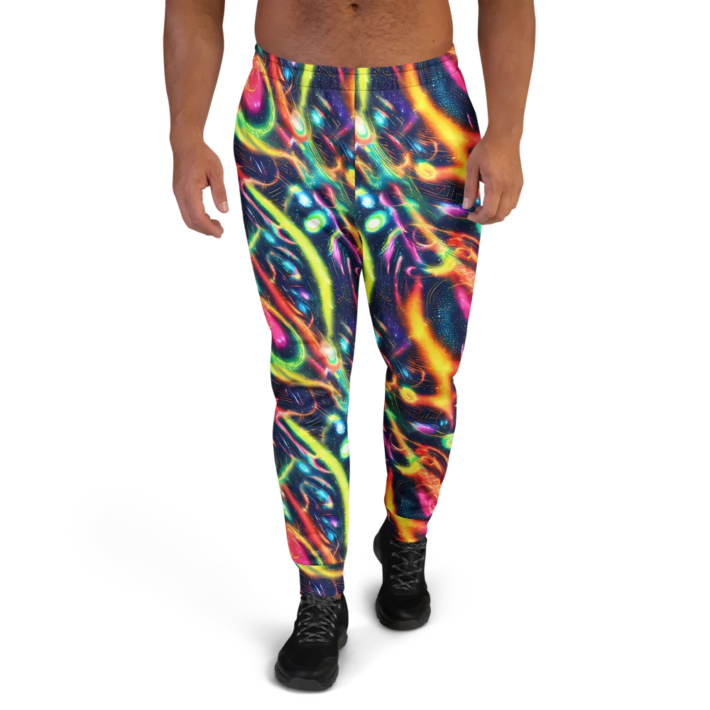 Plasma Playground on Men's Joggers — Front