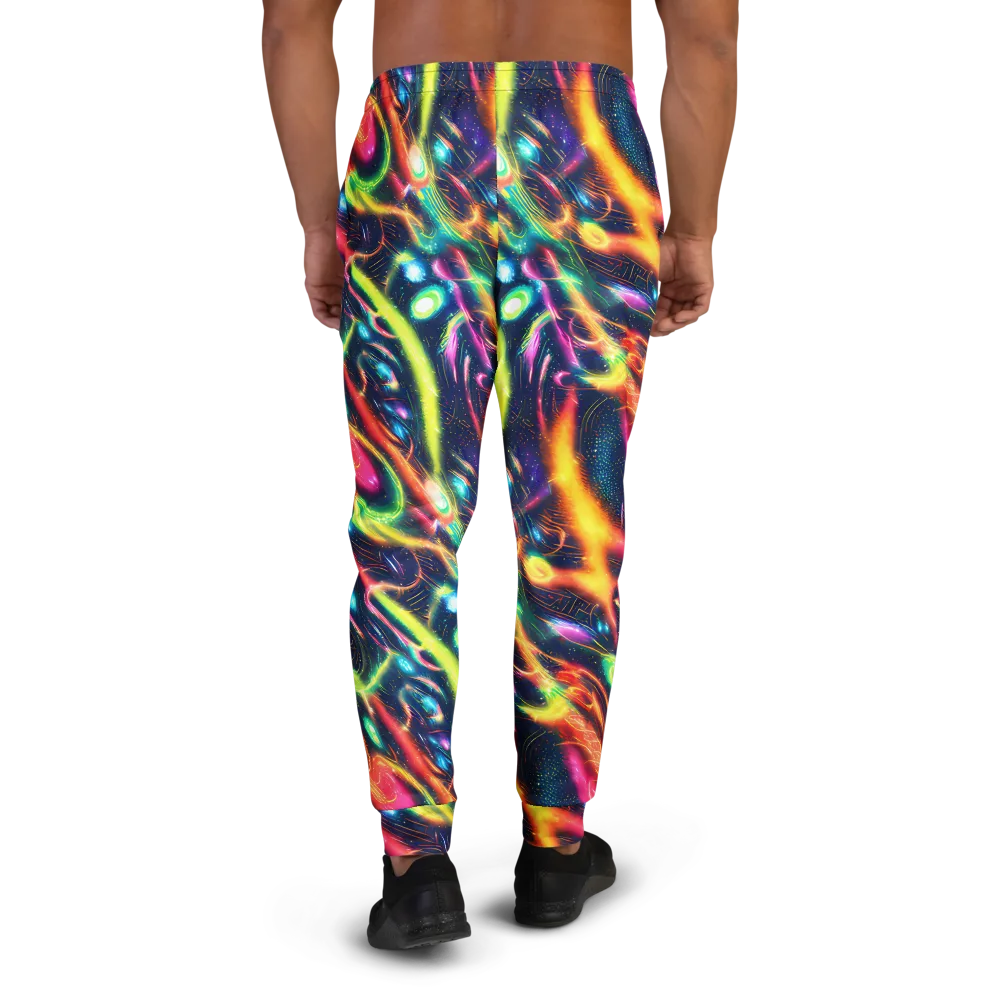 Plasma Playground on Men's Joggers — Back